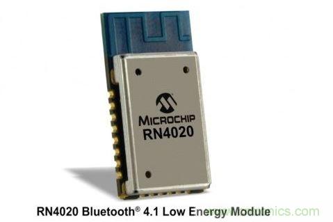 Microchip˾RN4020ģ鼯˰ĵ͹Ƶ·RN4020ܷ10mm x17mm x 2mmװаմߡ2.4GHzĵ͹շǶʽ͹Эջ΢ԼUARTUSBӿڡ