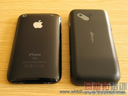 ͼΪGoogle G1ԱiPhone 3G