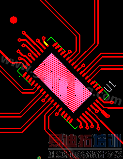 һʹ0.5mm pitch QFNװĵ͵1.6mm 6PCB-ں