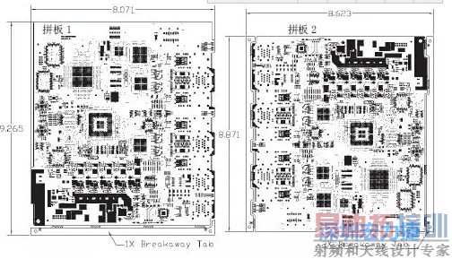 ͼ7ʾʹòͬƴ壬ƴ1ʹһֱPCBһΪSMTմͱߣPCBͼкʵİװףƴ2ǰƴ巽ʽΪӽͼСBreakaway Tabָ-ں