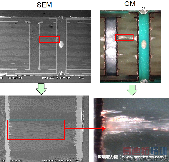 ACF(Conductive Anodic Filamentϸ˿Բά˿©)ͼƬʹҩˮƬĥʱܵմۣEDXAu()Ԫؽͨä׵м䡣