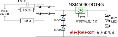 NSI45090DDT4G CCRLED T8ƹӦеĵ·ͼ