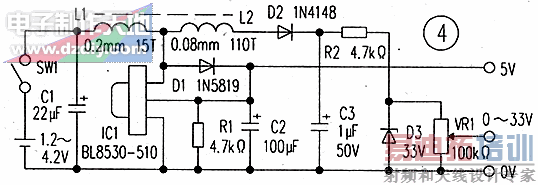 BL8530ѹԴ任Ӧõ·ͼ---ƵԴBL8530 BOOST CONERTER