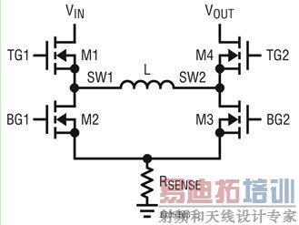 ͼ 3 LT8705  4  MOSFET صļʾͼ