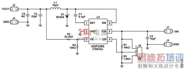 ͼ4. ADP2300Ӧ(ADP2300)