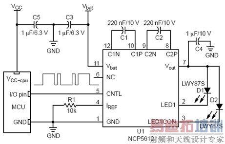 ͼ1ɱú͵LED·ͼ