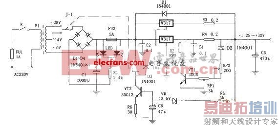 LM317ӦɵѹԴ·