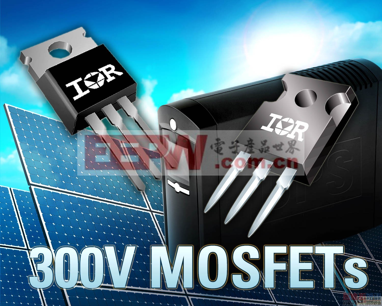 IR Ƴл׼ͨȫ300VMOSFET 