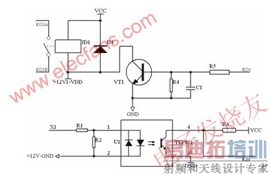 D1405ɵ·ֱƽָʾӦõ·ͼ  www.elecfans.com